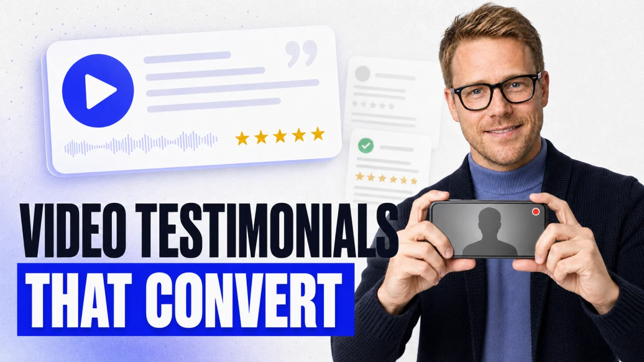 Video testimonials that convert with Benjamin König recording on a smartphone