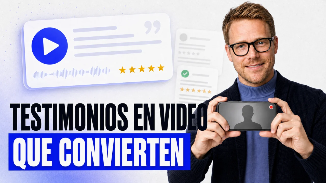 Testimonios en video que convierten con Benjamin König grabando con un smartphone